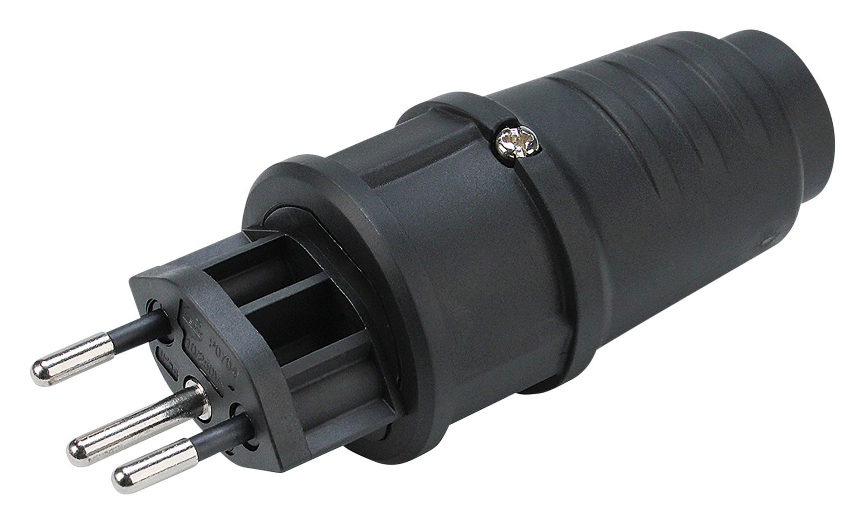 Stecker StekoBasic T12IP20 sw