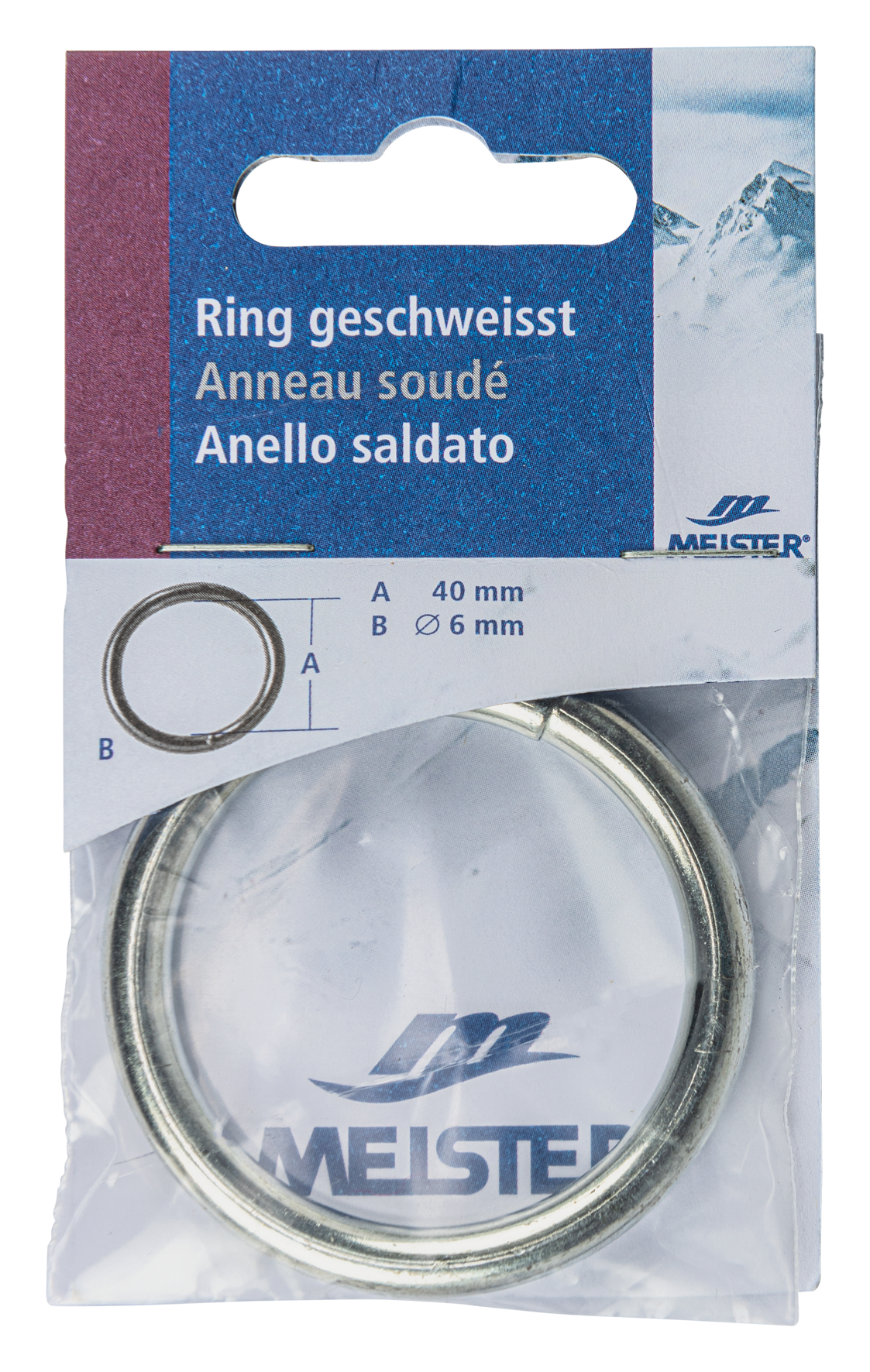 Ring 40x6mm geschweisst