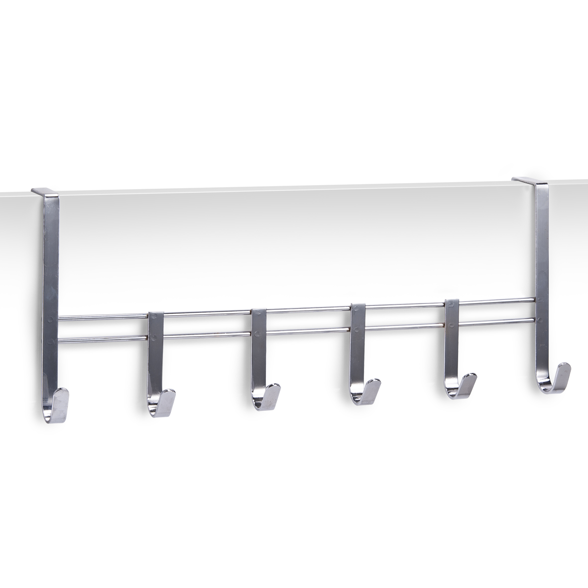 Türhakenleiste 6er chrom 51cm