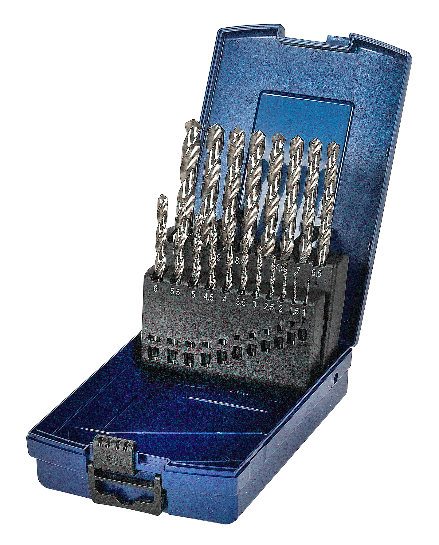 Spiralbohrerset HSS 19-teilig