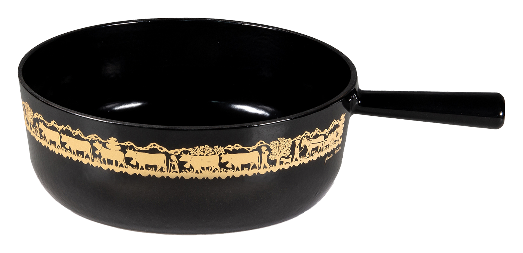 Fonduecaq.AplaufzugGuss sw ø24