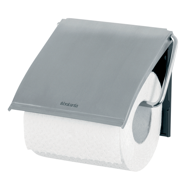 WC Papierhalter matt steel