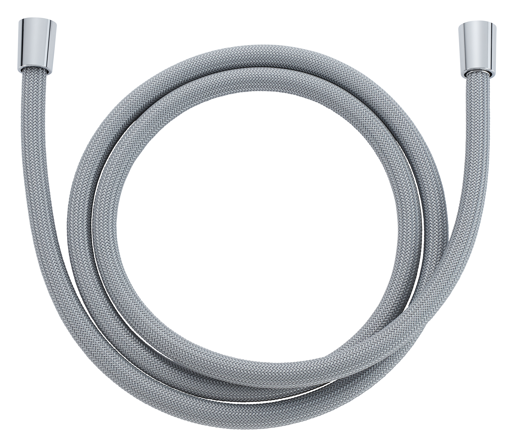 Brauseschl. Zero grey150cm