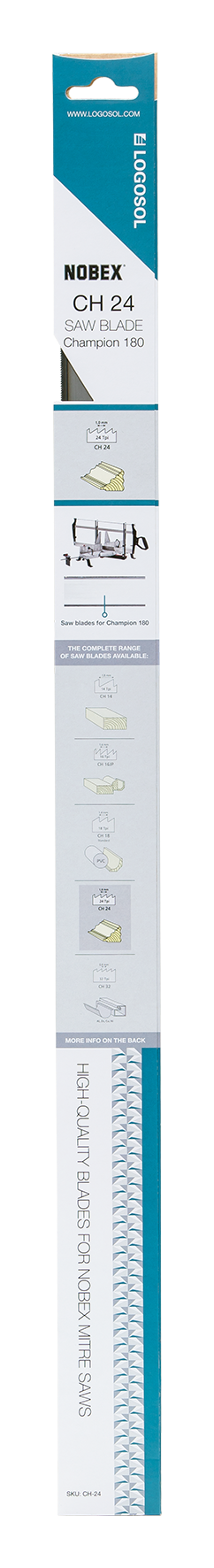 Sägeblatt 24 Z/" 630 mm Stahl