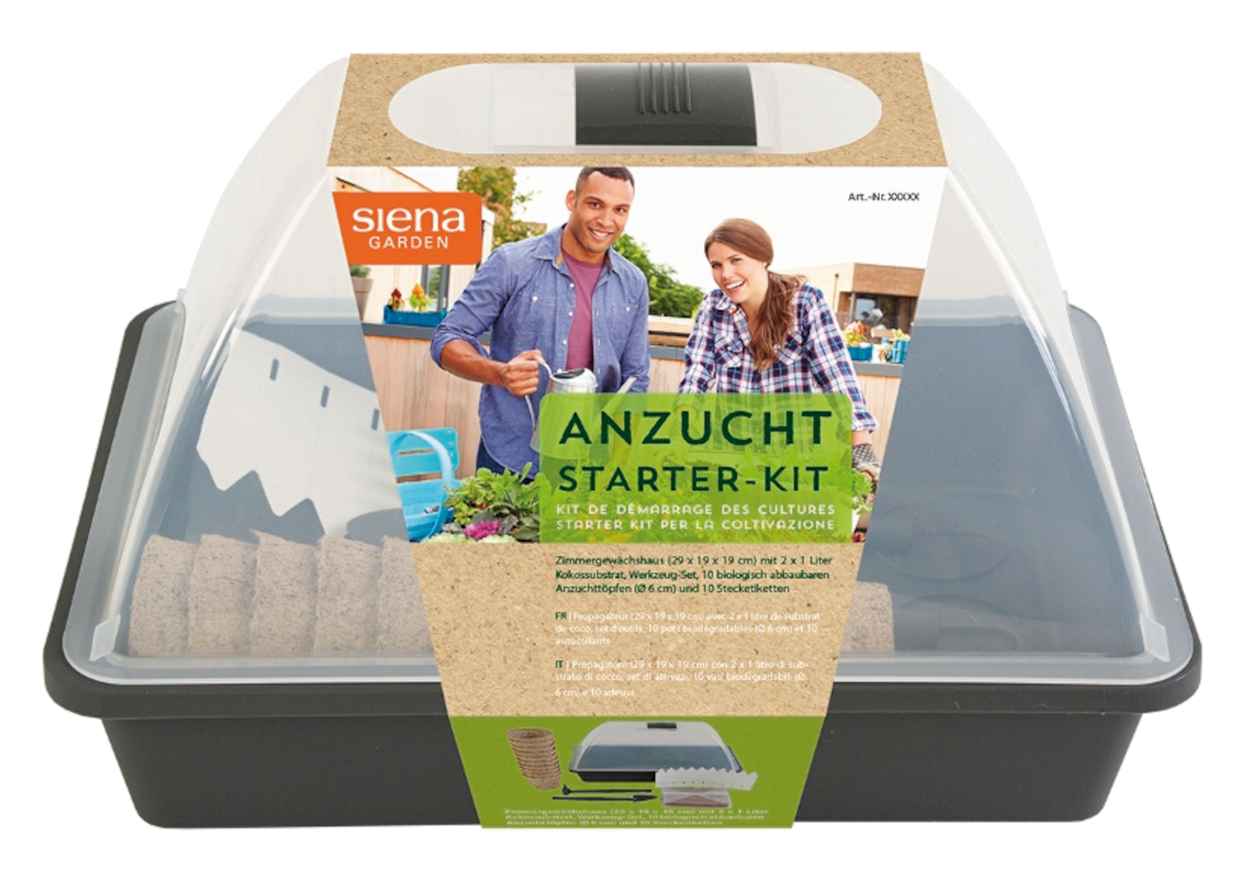 Anzuchtstarterkit 24-teilig