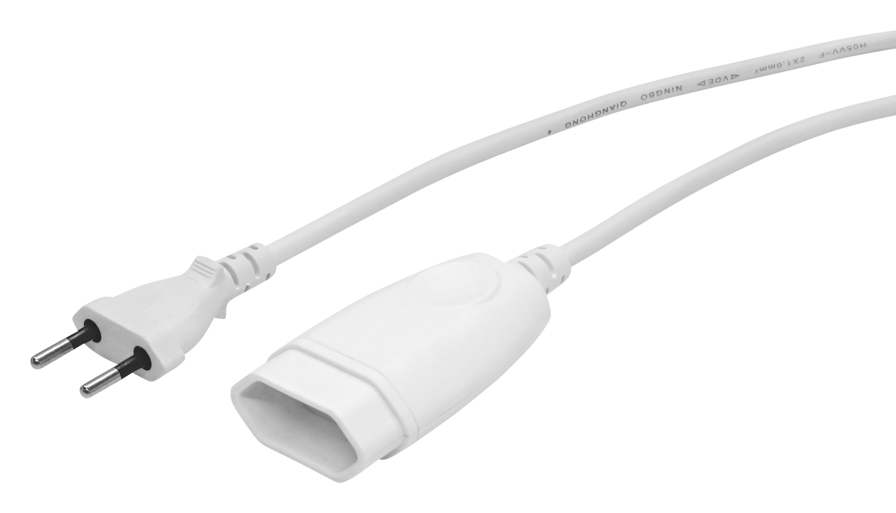 VerKabel 2x1.0 3 m ws