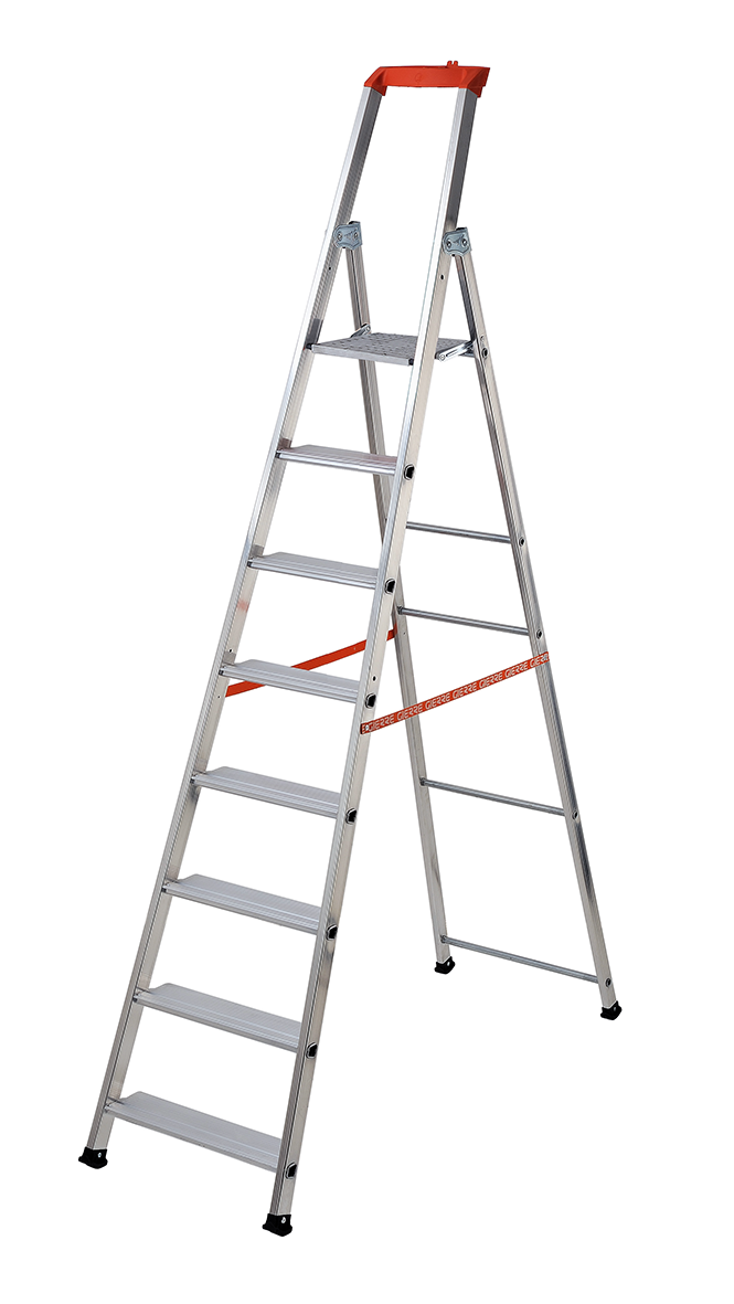 Stufenstehleiter Profi 8