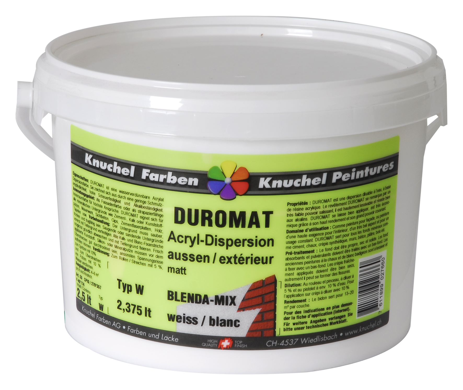 Duromat-Mix 2.5 l weiss