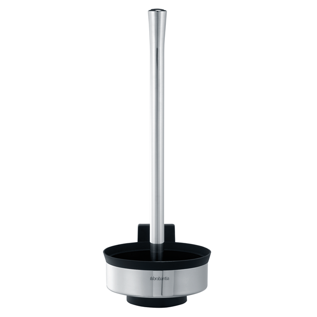 WC Rollenhalter bril. steel