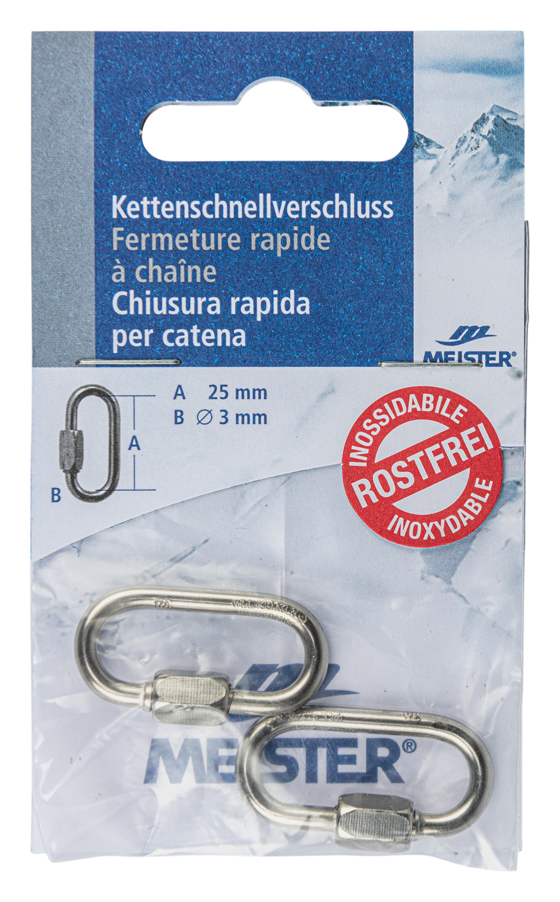 Rapid-Kettenglied ø3mm 25mm