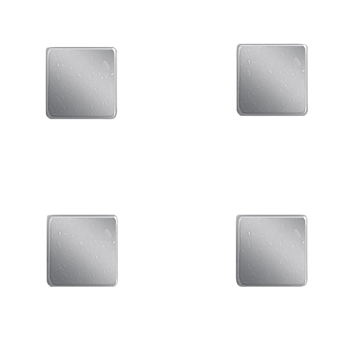 Magnet-Set 4St. Cube 1x1cm