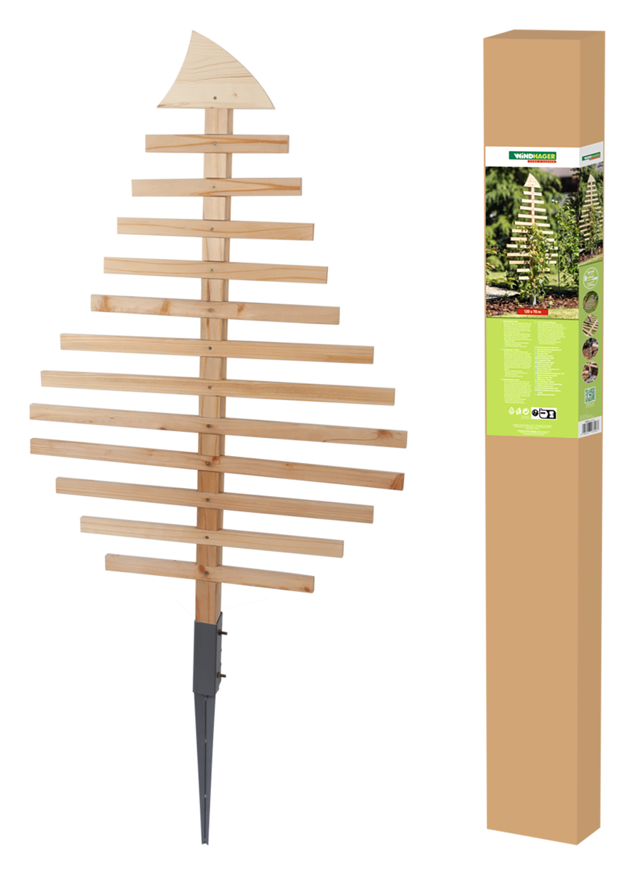 Rank-Skulptur Blatt 70x119 cm