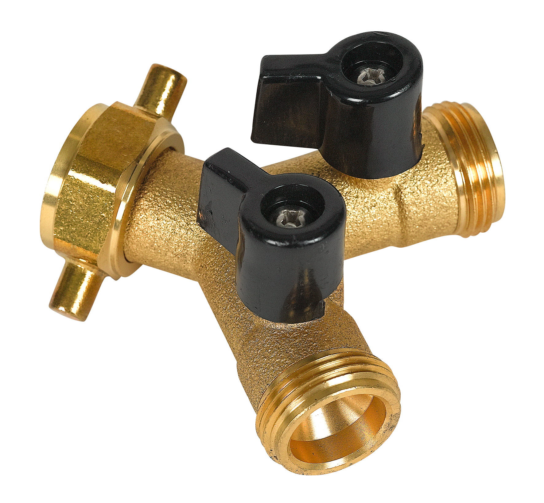 Y-Verteiler m/Kugelventil G3/4