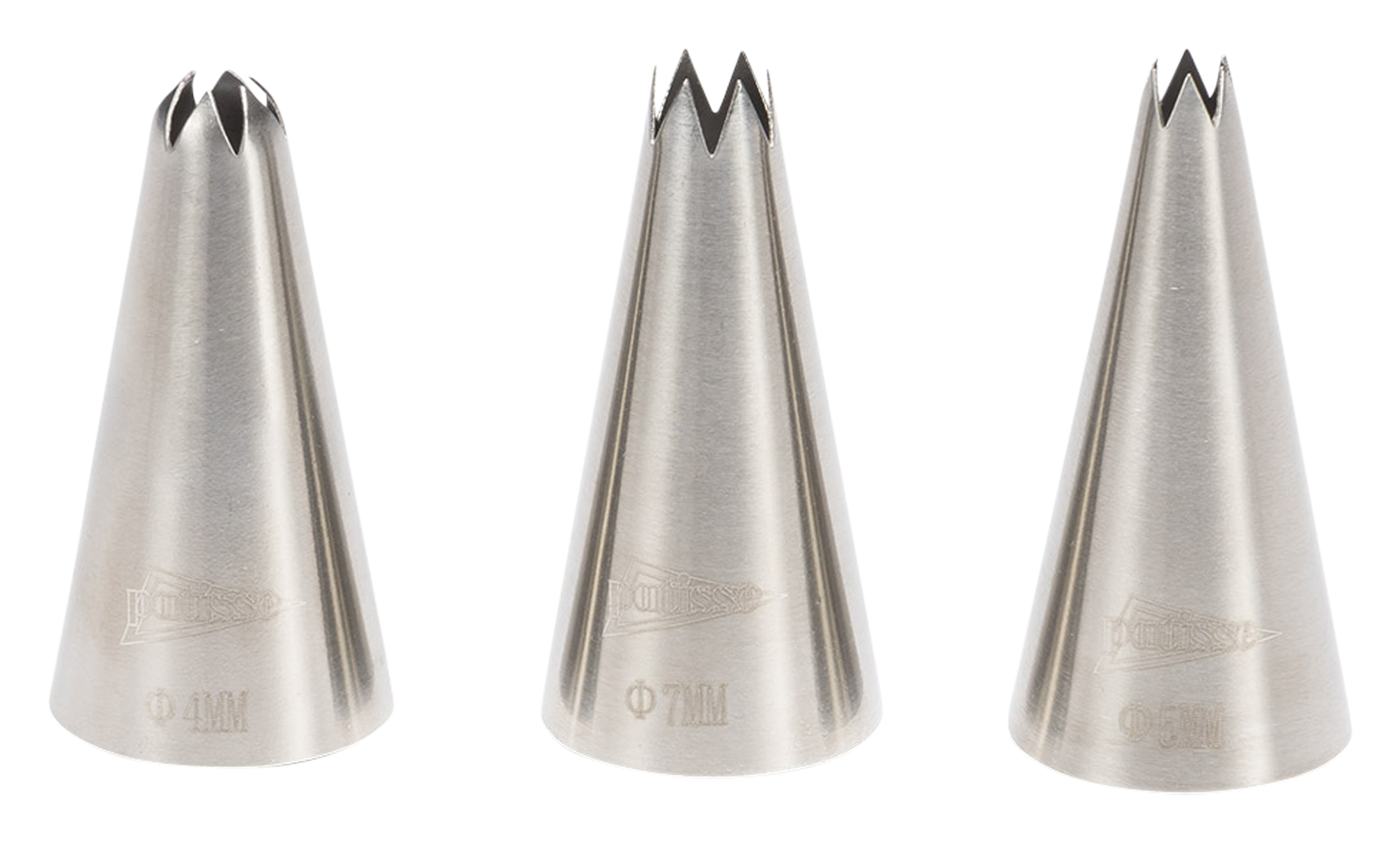 Sterntüllen Set 3-teilig