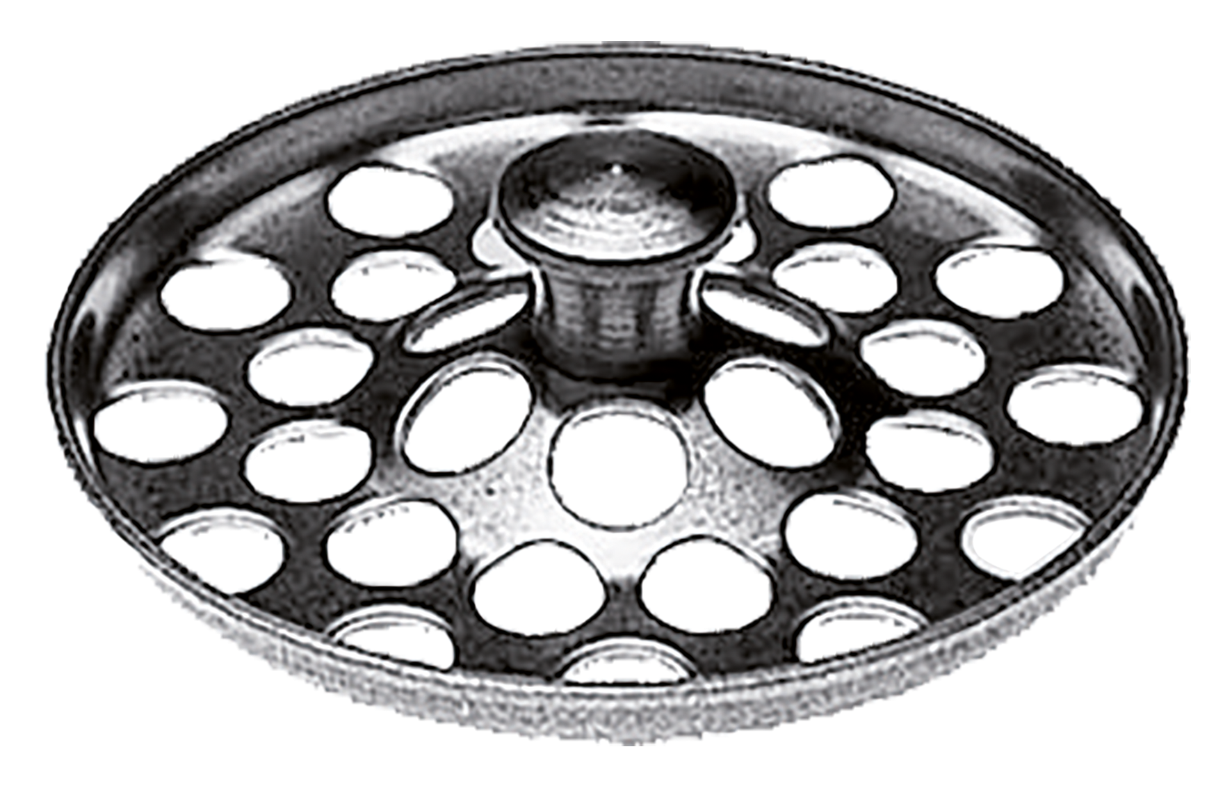 Abflusss. m.Knopf Inox ø45mm