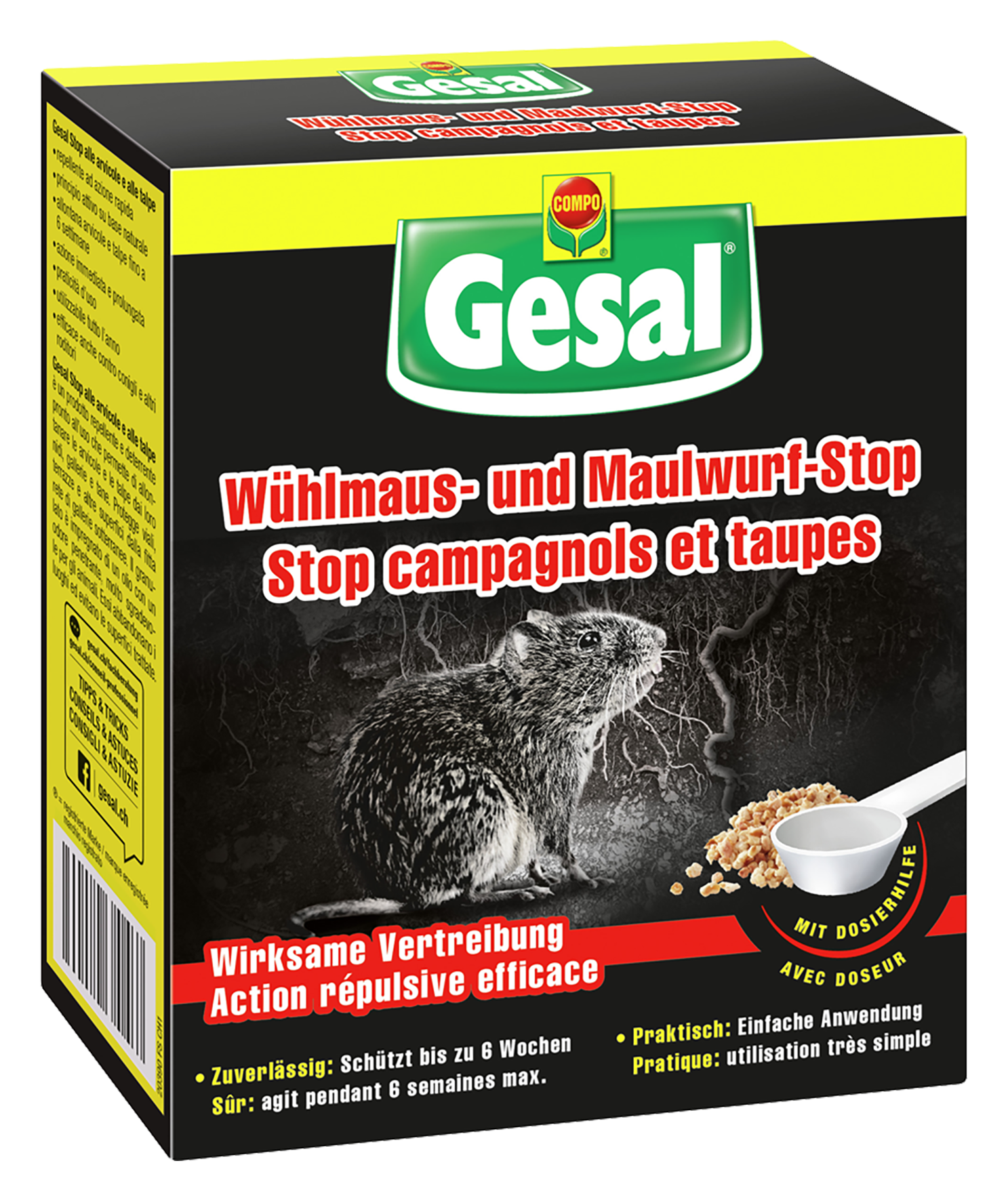 Wühlmaus und Maulwurf-Stop