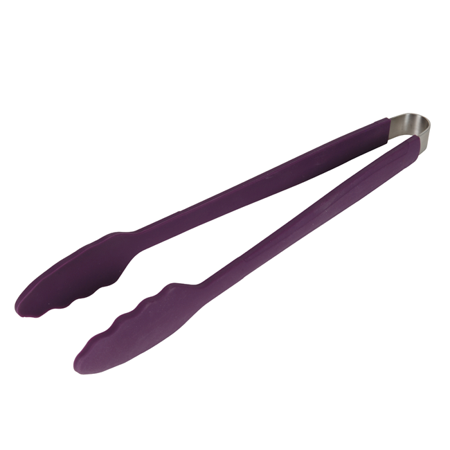 Grillzange pflaumenlila