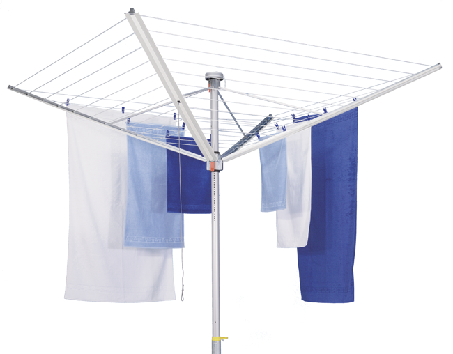 Wäscheschirm First Lady silber