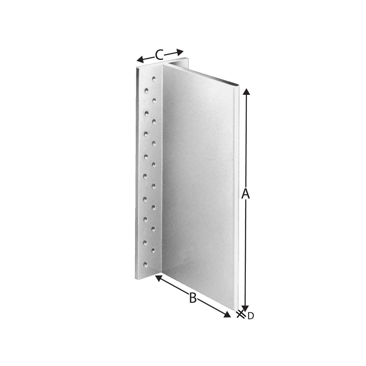 Balkenträger BTALU 3000x103x62