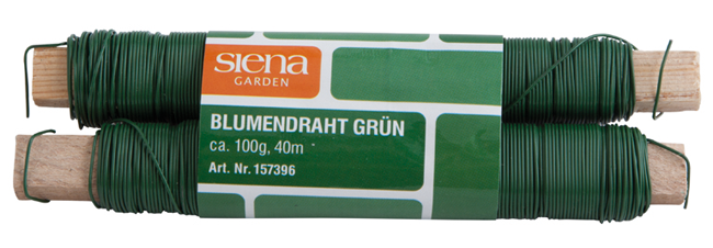 Blumendraht grün 100g ø 0.8 mm