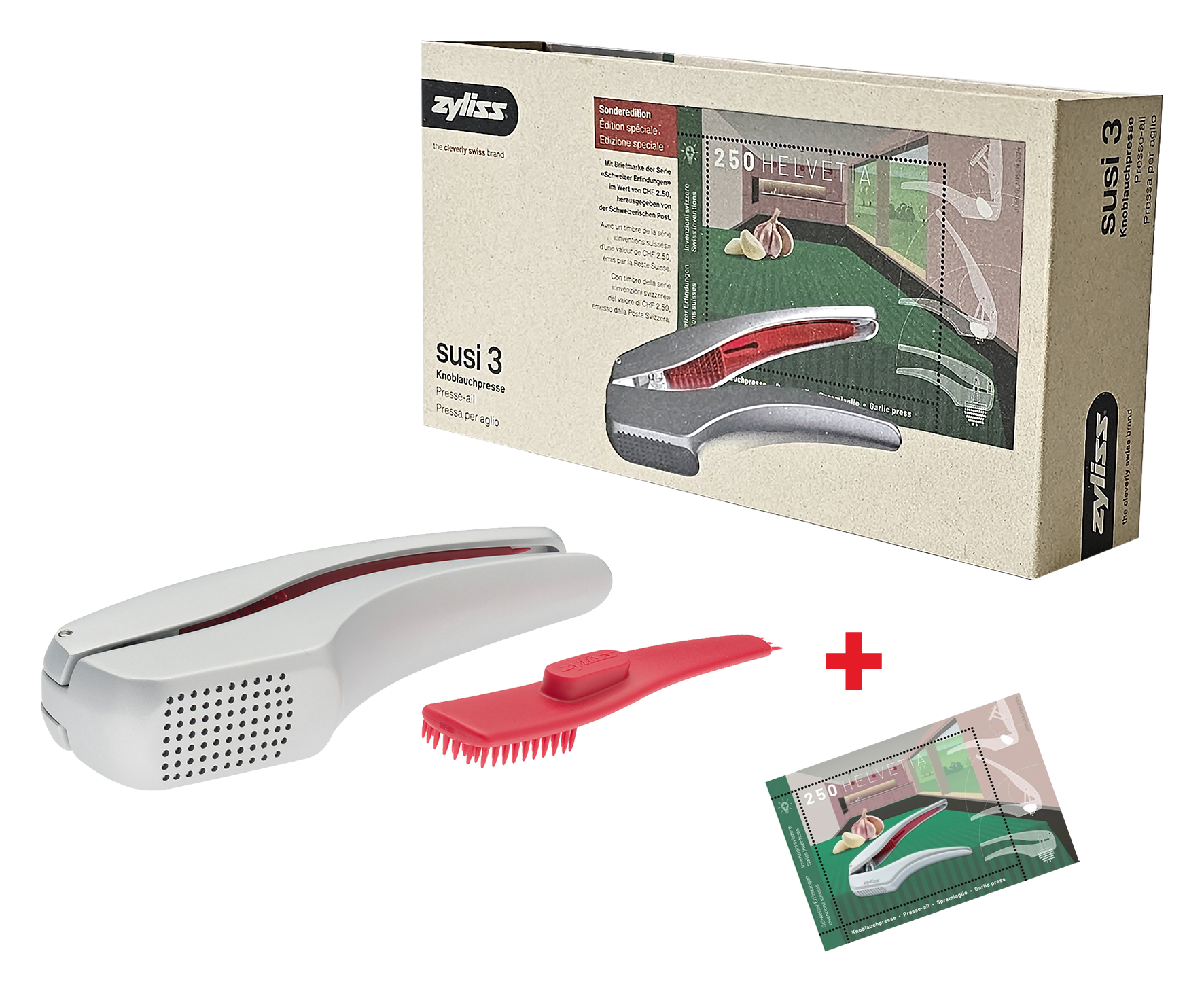 Knoblauchpr. Susi inkl. Marke