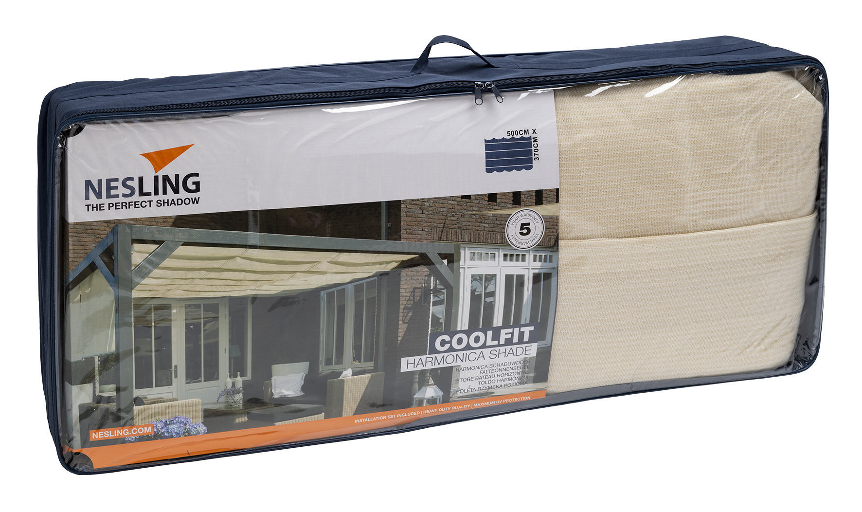 FaltsegelCoolfit white5.0x3.7m