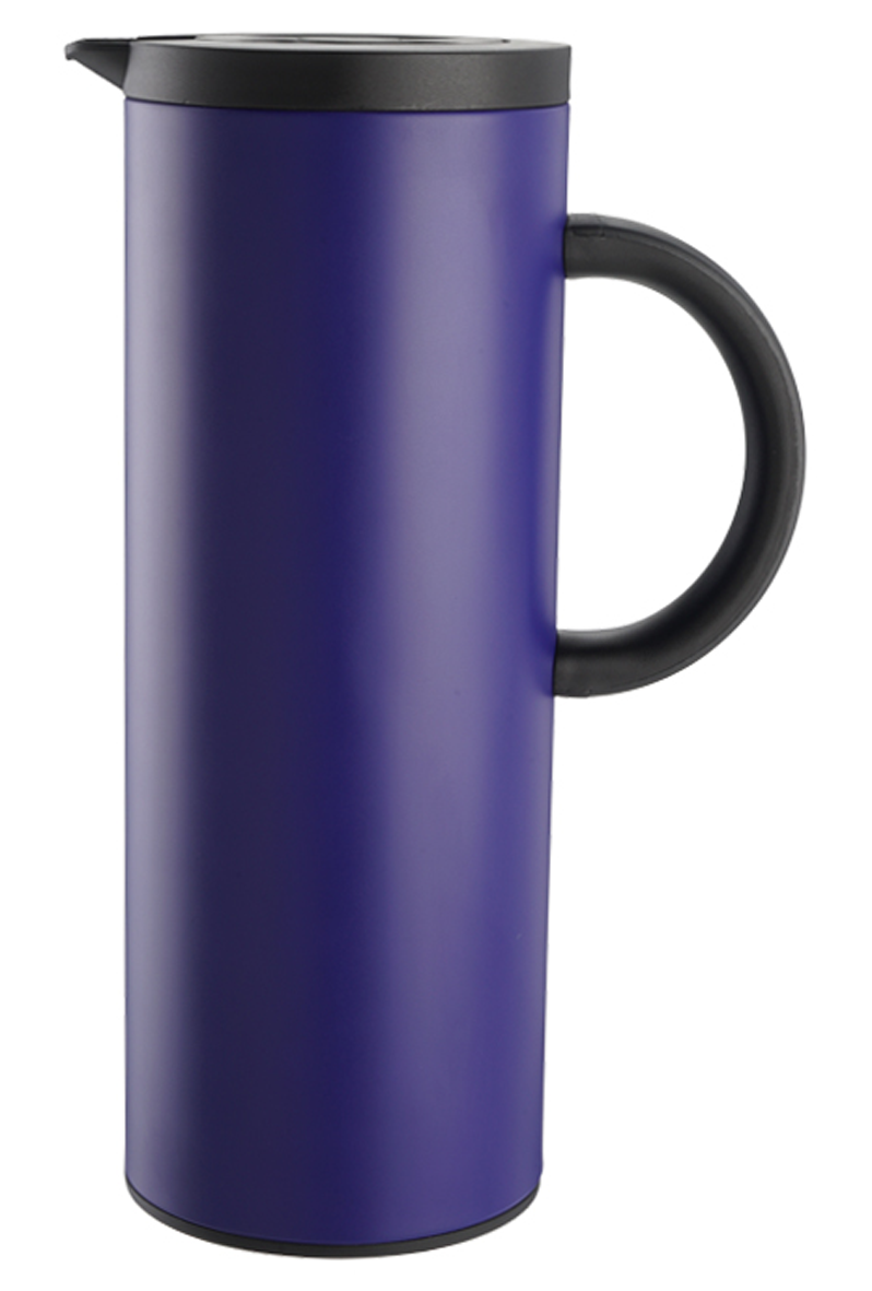 Isolierkanne blau schwarz 1l