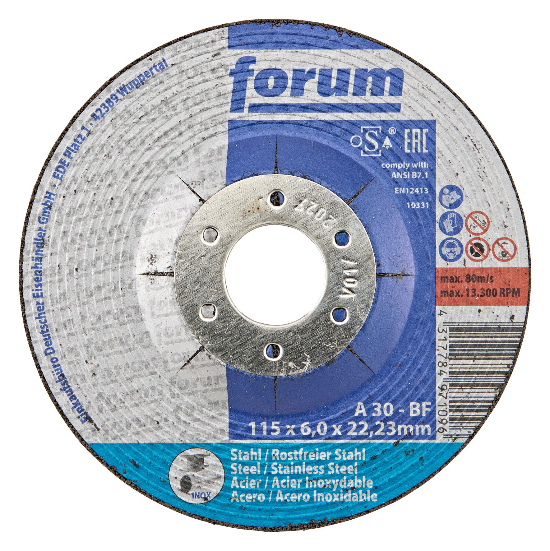 Schrupps. Inox 115x6 T42