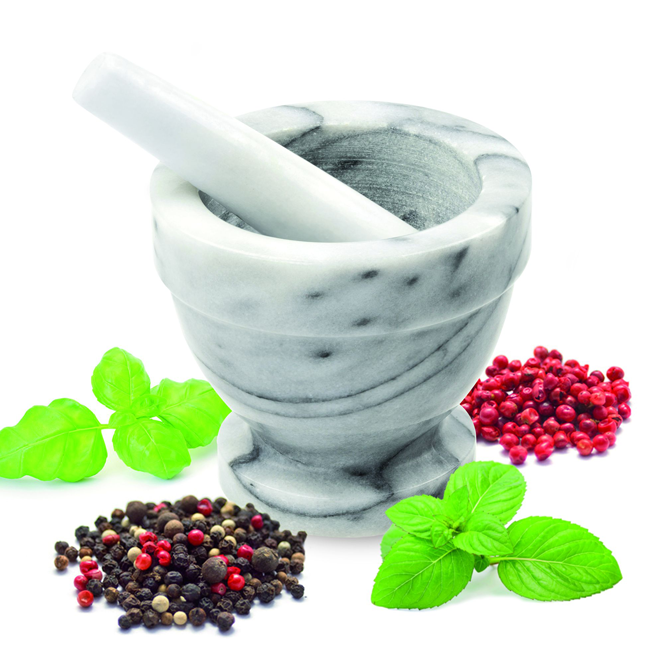 Mörser m.Stössel Marmor ø10cm