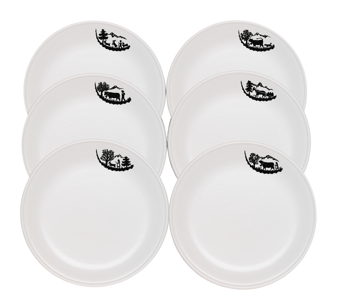 Fonduet. Alpaufzug 6St. weiss