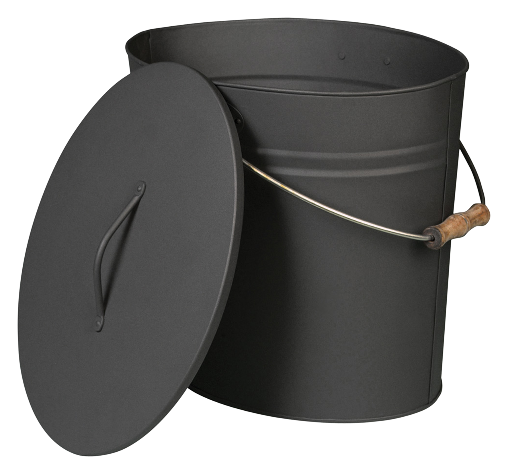 Ascheeimer m.D. grau 40cm