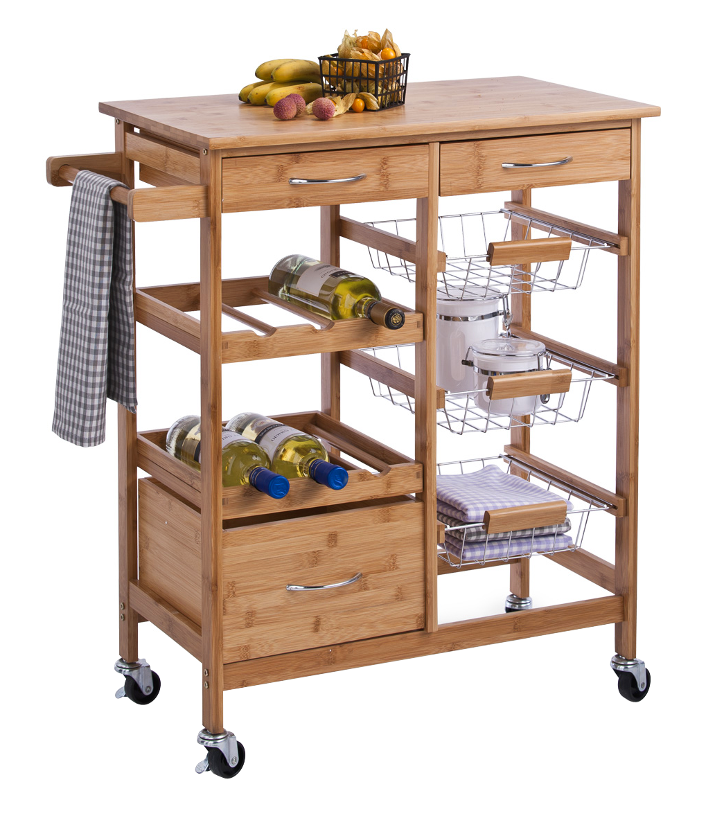 Küchenrollwagen 66x38x84cm