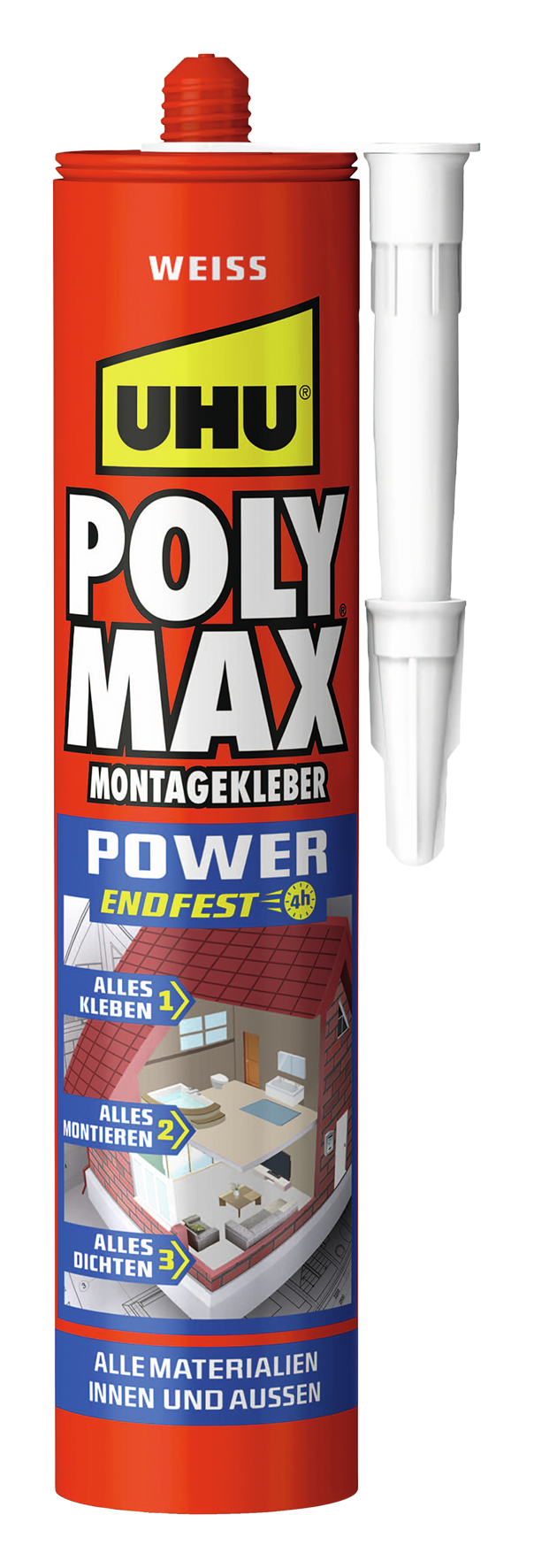 Montagekleber Poly Max 435g ws