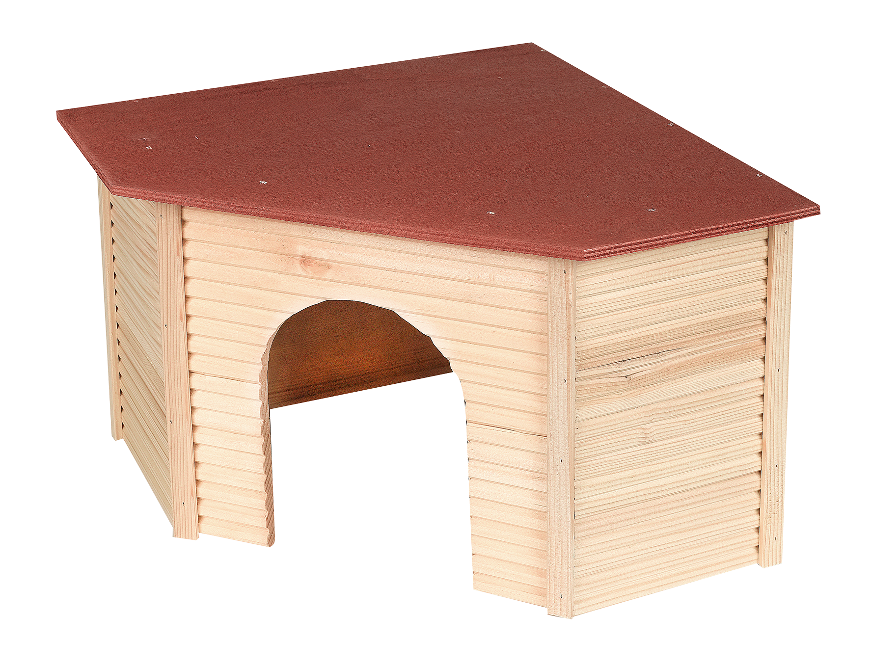 Hasenhaus 5 Eckig Flachdach