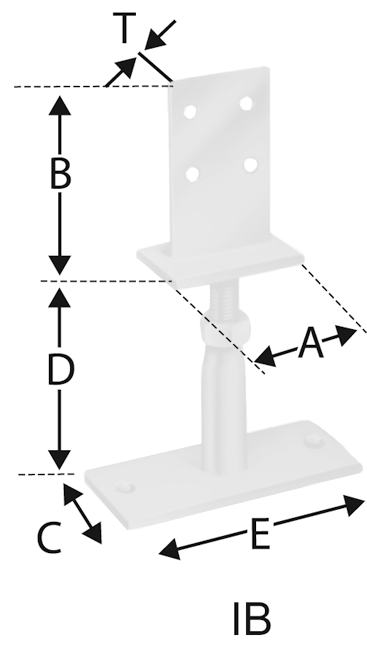 Stützenfuss Vario PVIBG