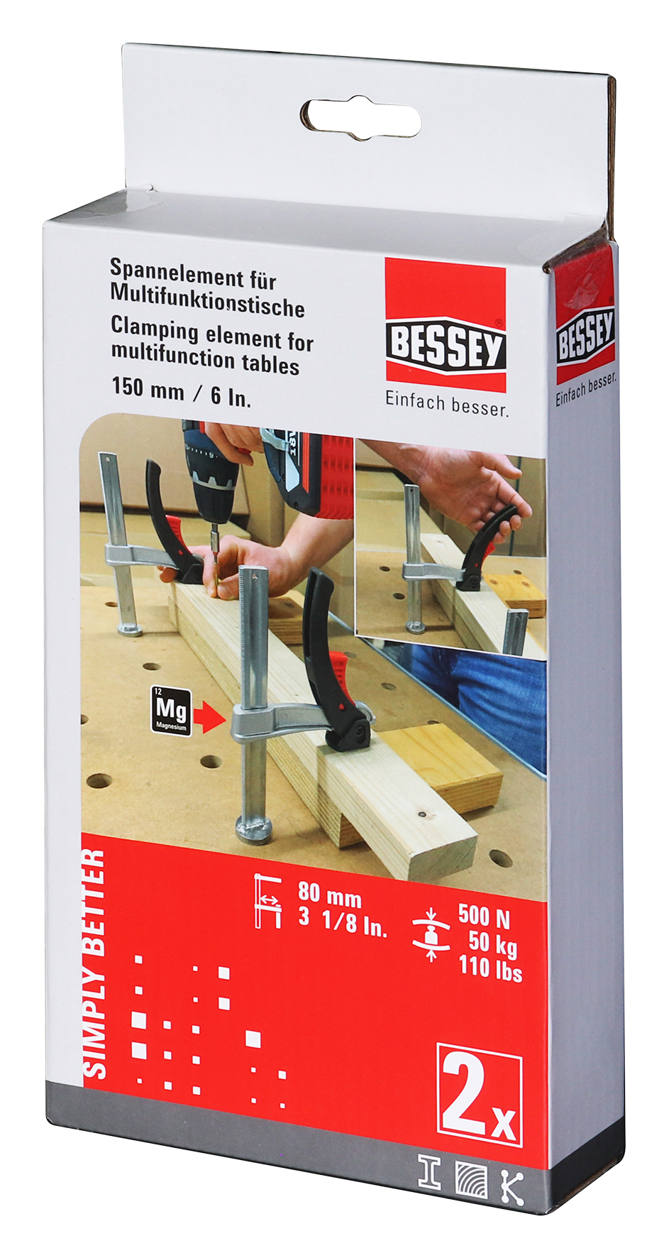 Spannelement KTW20 150/80 2St