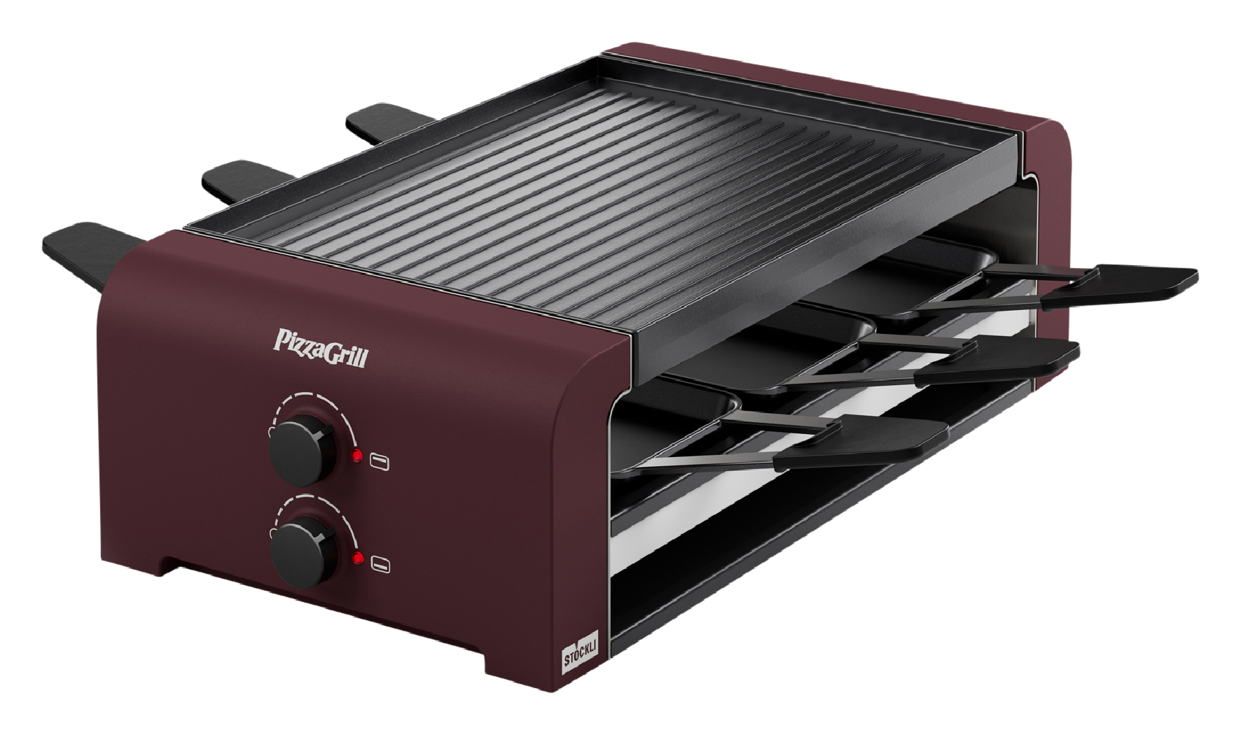 PizzaGrill 6 merlot red
