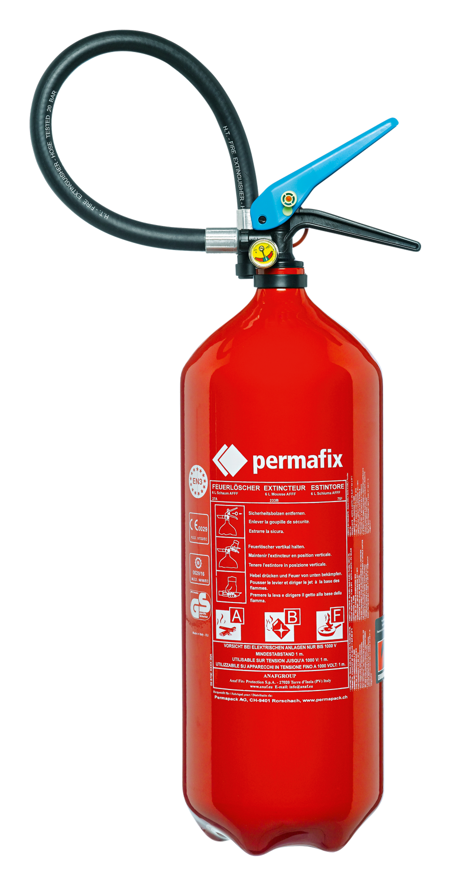 Feuerlöscher Schaum 6 l