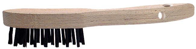 Gasherdbürste Stahl glatt 3R