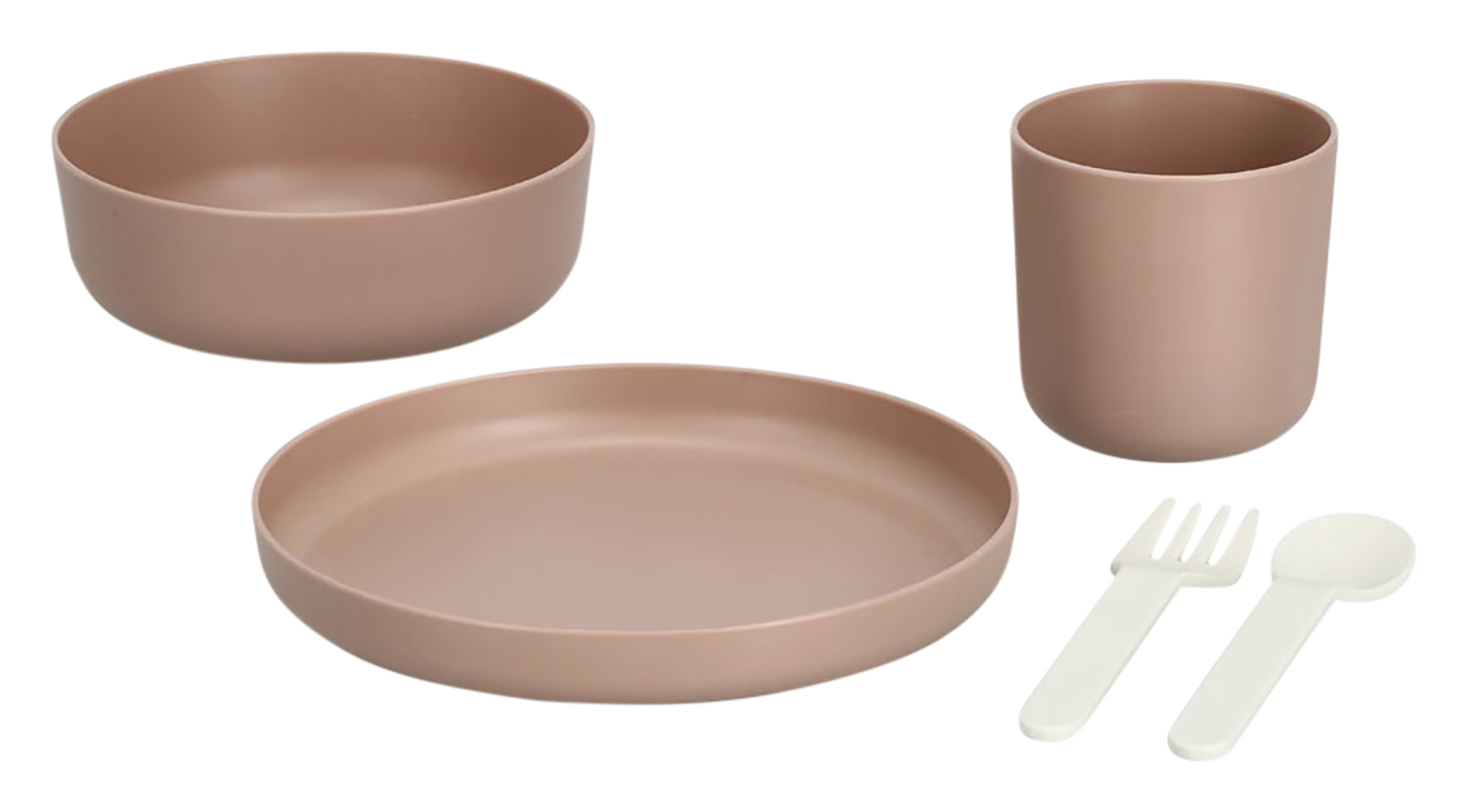 Kinder-Geschirr 5tlg. rosé