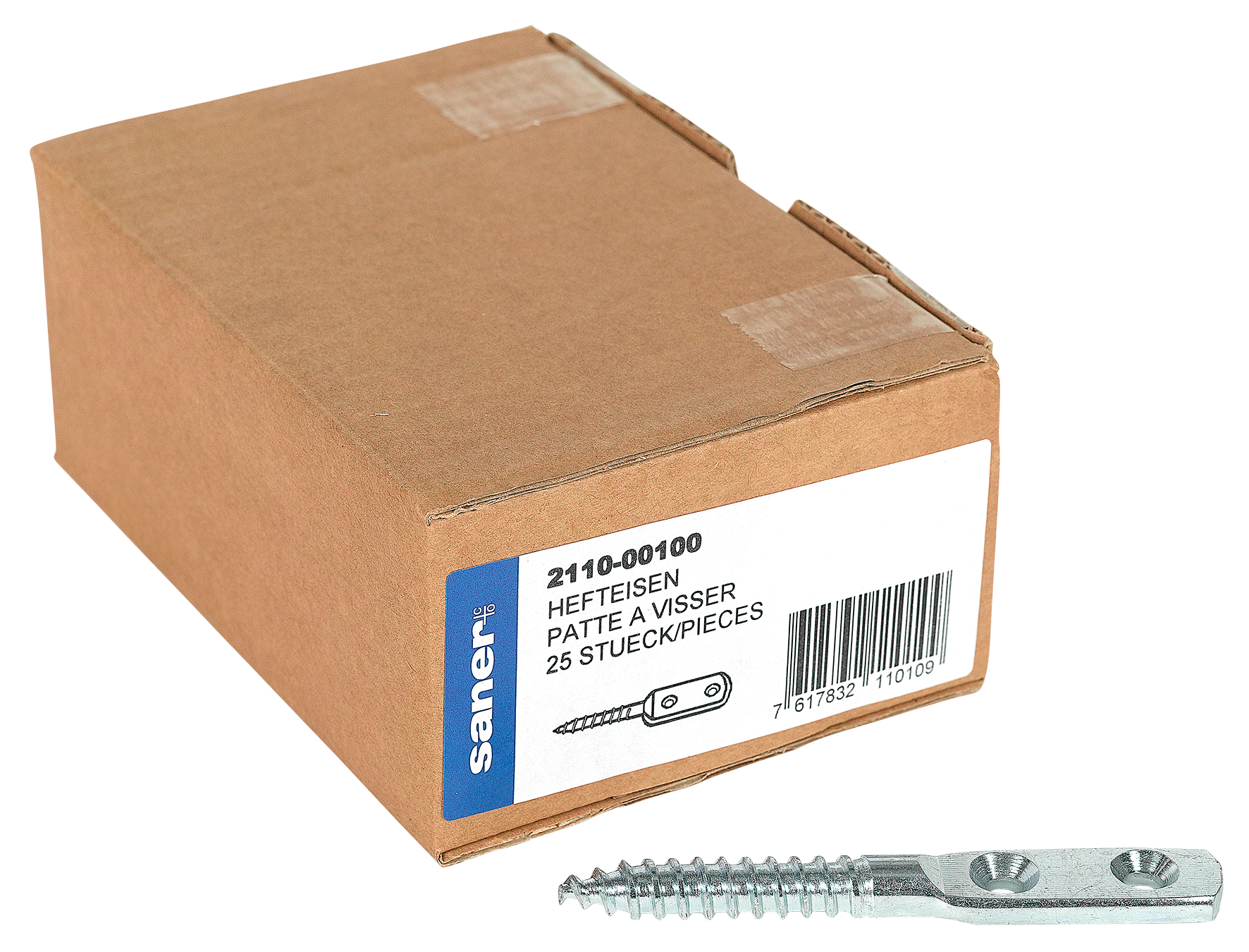 Hefteisen ø10 100x16x5