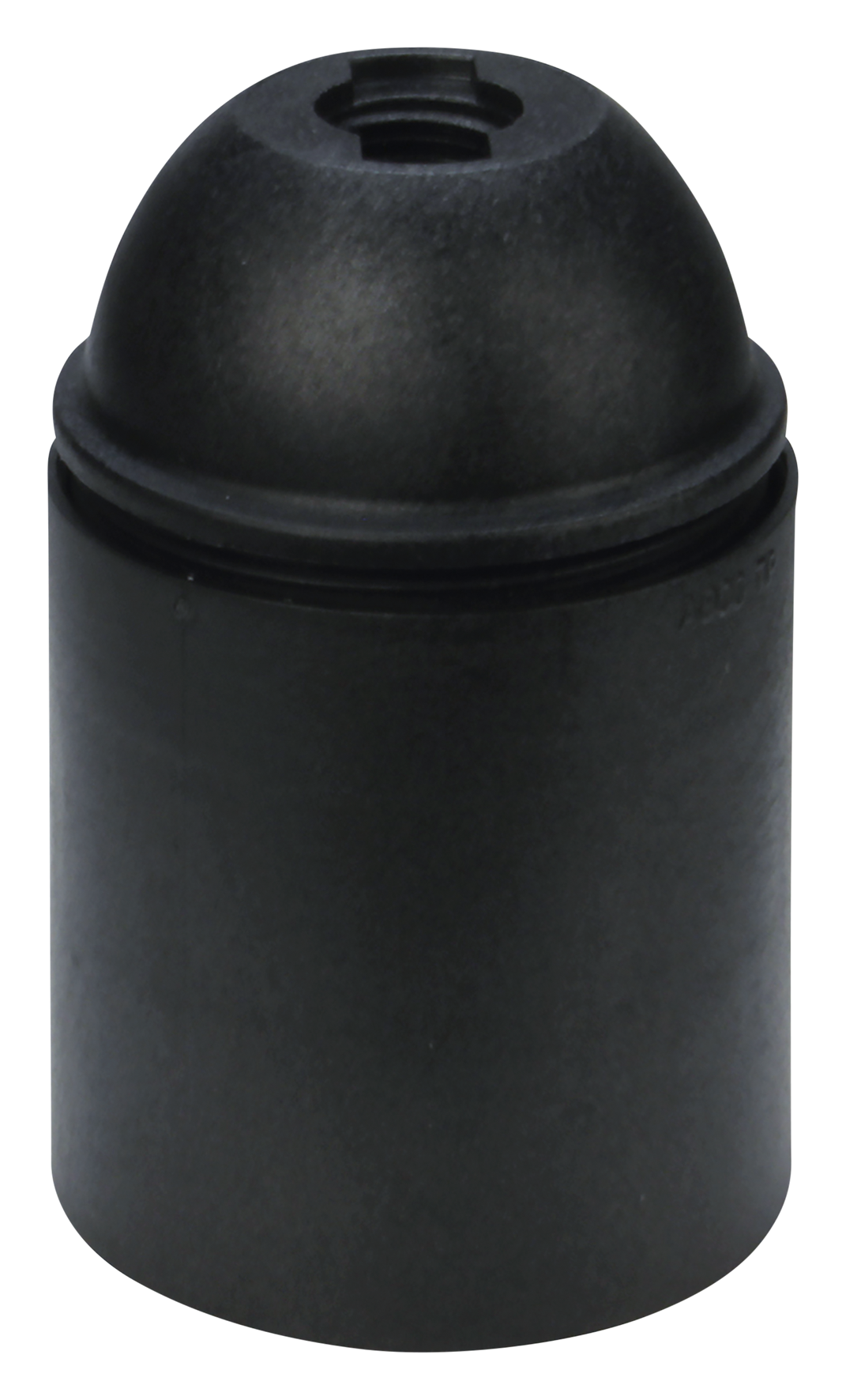 Lampenfassung E27 glatt sw