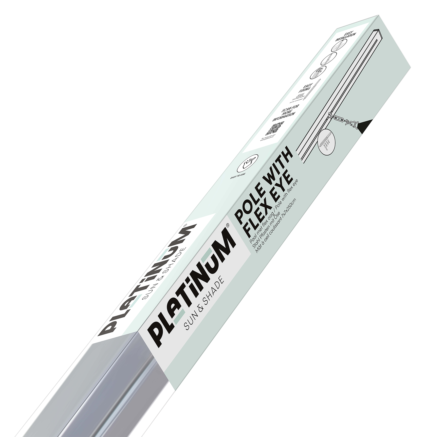 Pfahl mit Flex Bolzen 250cm