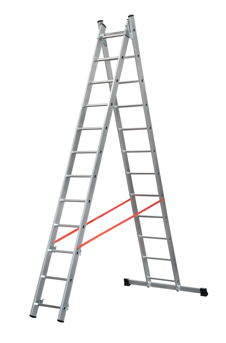 Mehrzweckleiter 2x12 Stufen