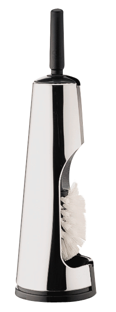 WC Bürstengarnitur bril. steel