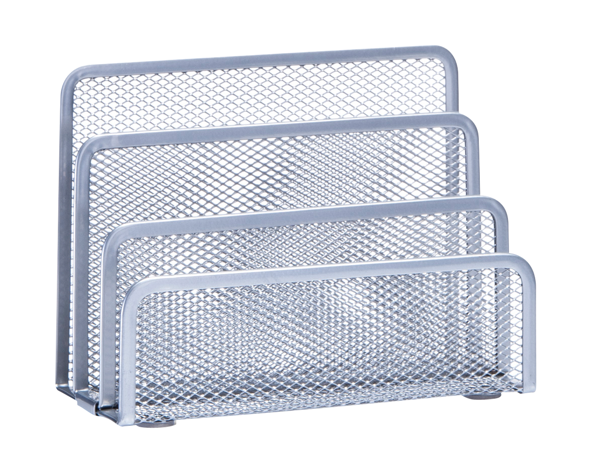 Briefbox Mesh silber