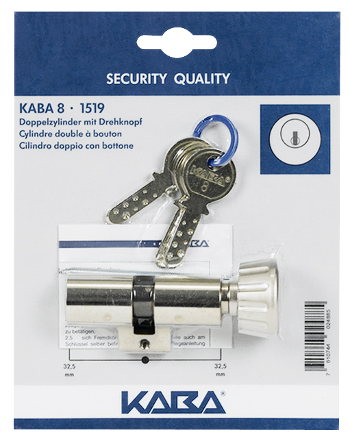 Drehkn.Doppelz. 8 32.5/32.5 SB