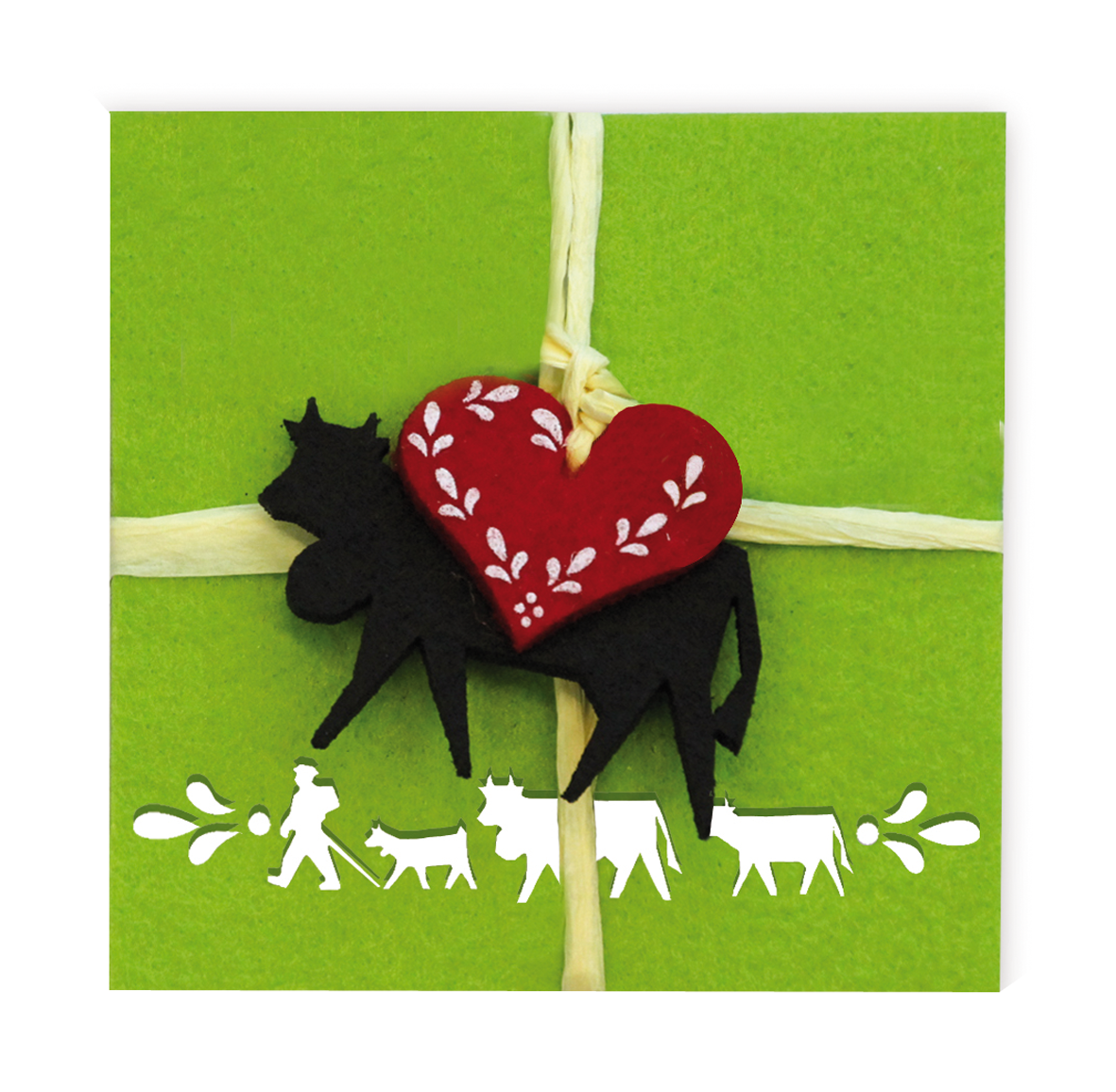 Unters.Alpaufzug grü 4St 10x10