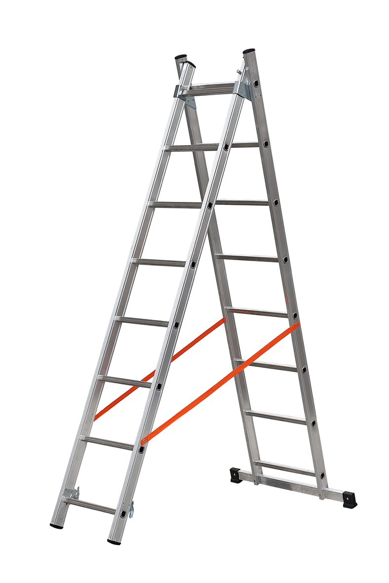 Mehrzweckleiter 2x8 Stufen