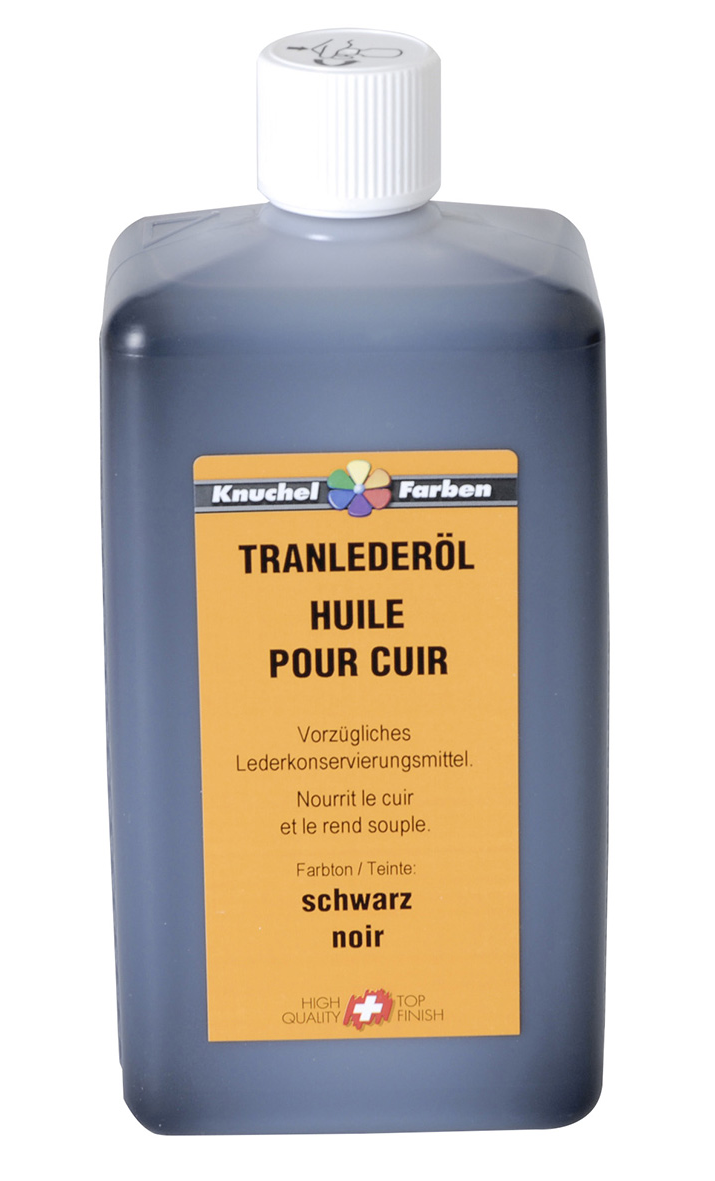 Tranlederöl 1000 ml schwarz